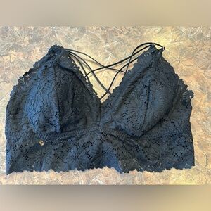 Victoria Secret Black Lace Bralette Size  XXL